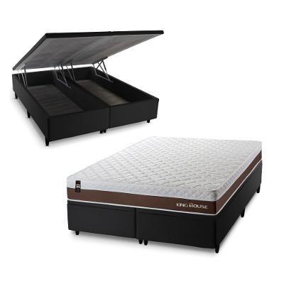 Cama Box Baú Venice com Molas Ensacadas 158x198 King House