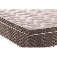Cama Box Baú Queen: Colchão Ortopédico Paropas D28 / EP Pasquale + Base CRC Suede Brown(158x198)
