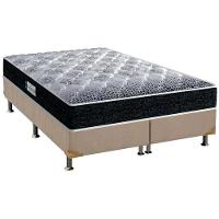 Cama Box Queen: Colchão Espuma Probel D33/EP Advanced Tech1500 + Base CRC Suede Clean(158x198) - 1