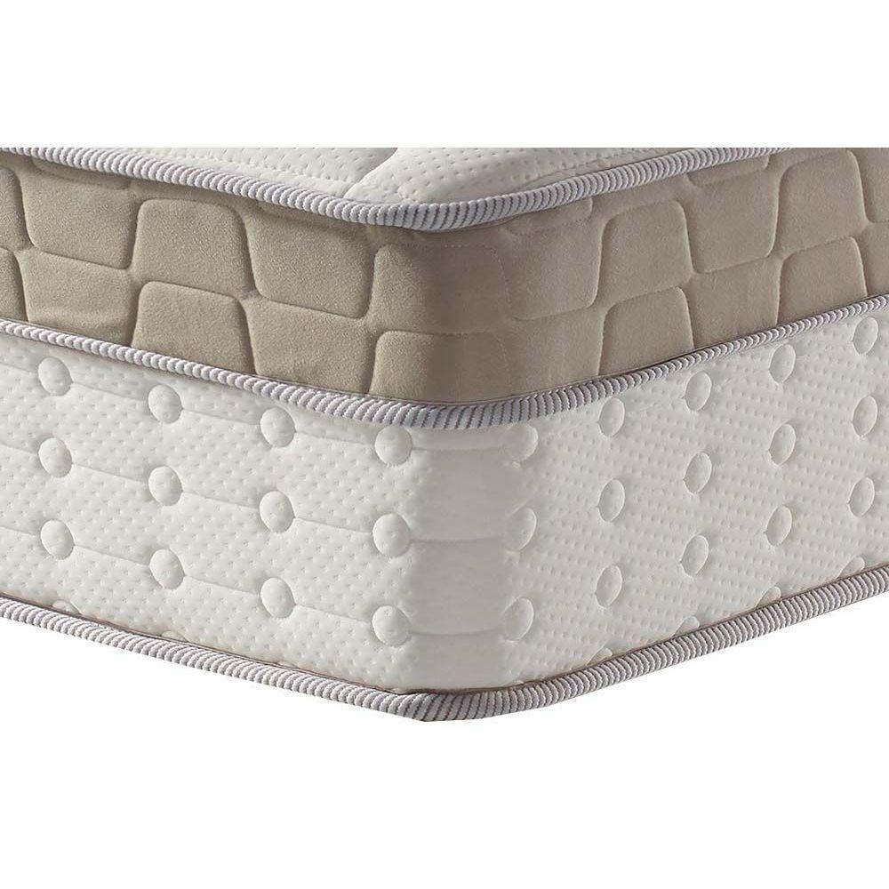 Cama Box Queen: Colchão Molas Ensacadas Anjos MasterPocket King Best + Base CRC Courano White(158x198) - 4