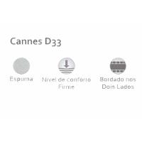 Cama Box Solteiro: Colchão Espuma Herval D33 Cannes + Base Crc Courano White(88X188) - 3