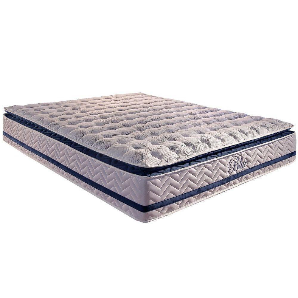 Cama Box Solteiro: Colchão Molas Paropas MasterPocket Ensacadas Blue + Base CRC Rústico White(88x188) - 4