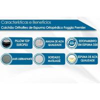 Cama Box Solteiro: Colchão Ortopédico Orthoflex Foggia Premier + Base CRC Courano White(88x188) - 5