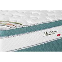 Cama Box Solteiro: Colchão Molas Ensacadas Herval MasterPocket Meditare + Base CRC Courano White(88x188)