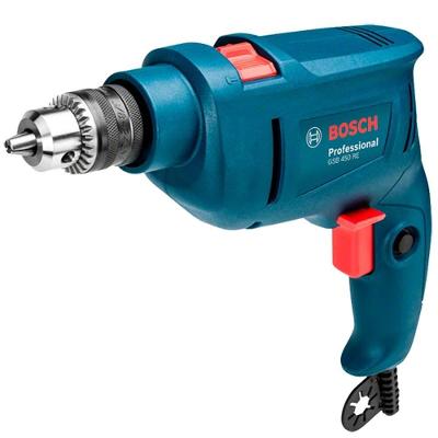 Furadeira Industrial De Impacto 3/8 Pol Com Reversão 450w Gsb 450 Re Bosch 110v