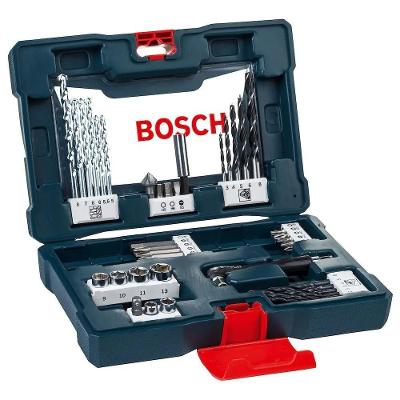 Estojo De Brocas E Pontas Bits Kit Com 41 Peças V-line Bosch