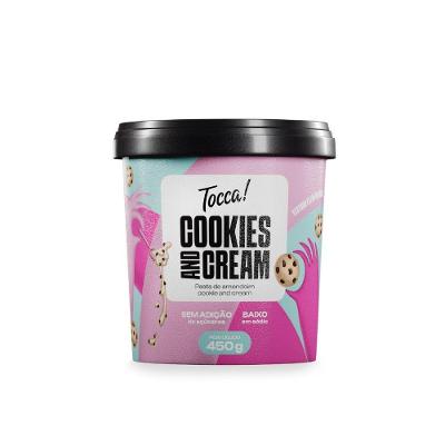 Pasta De Amendoim - Cookies And Cream - Tocca - 450g