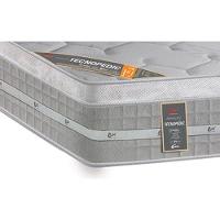 Cama Box Baú King: Colchão Molas Ensacadas Castor Pocket Premium Gel + Base CRC Suede Gray(193x203) - 2