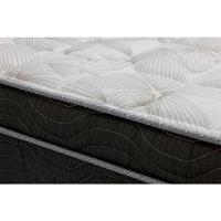 Cama Box Baú King: Colchão Molas Bonnel Ortobom Nanolastic Light + Base Crc Courano Black(186X198) - 2