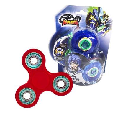 Kit Pião De Batalha Infinity Nado Plastic Series - Azul (3900a) + Fidget Spinner - Sortido (2603)