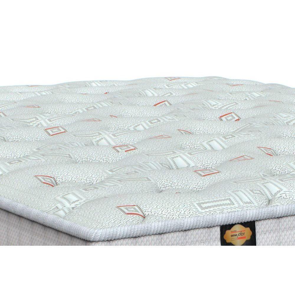 Cama Box Casal: Colchão Molas Ensacadas Orthoflex MasterPocket Agility Confort + Base CRC Courano White(138x188) - 3