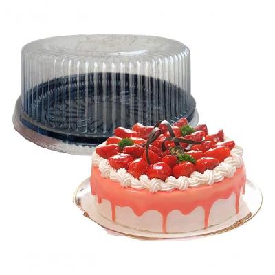 Embalagem Bolo Torta Bipack Bp-40 M Preta Tampa Média 50 Un Transparente