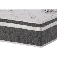 Cama Box Casal: Colchão Espuma D33 Polar Pérola Premium + Base CRC Fantasy Black(138x188) - 3