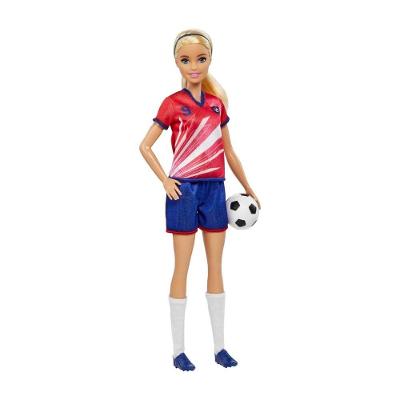 Boneca Barbie Profissões - Jogadora De Futebol - Mattel