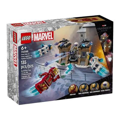 Lego Marvel - Homem De Ferro E Legião De Ferro Vs Soldado Hydra - 135 Peças - 76288