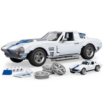 Blocos De Montar - Corvette Grand Sport - 918 Peças - Hot Wheels - 1:16 - Mattel