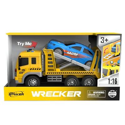 Caminhão Guincho Com Fricção - Wrecker - Luz E Som - 26 Cm - Yestoys