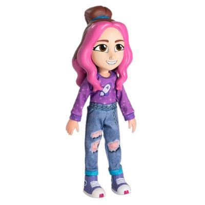 Boneca De Vinil - Katlen - Dos Rosa - 26 Cm - Baby Brink