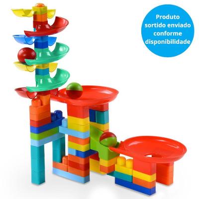 Blocos De Montar - Tobobola Da Blocolândia - Sortido - 61 Peças - Dismat