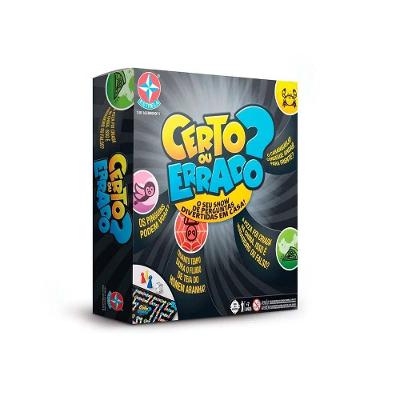 Jogo De Tabuleiro - Certo Ou Errado - Estrela Jogo Certo Ou Errado - Estrela