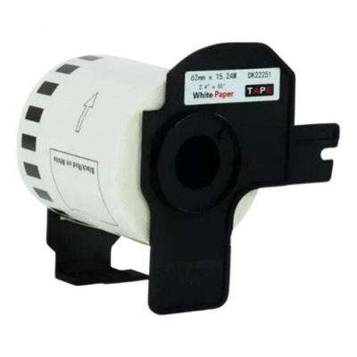 2 Etiqueta Compativel Uso Brother Ql800 Ql810 Dk-22251 2 Cor
