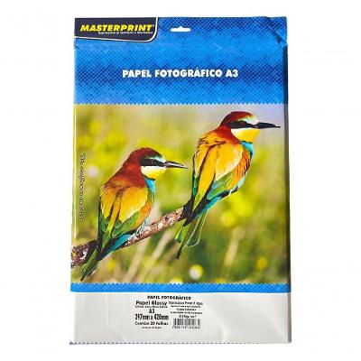 A3 Fotográfico Branco 20 Folhas 230g - Branco Masterprint