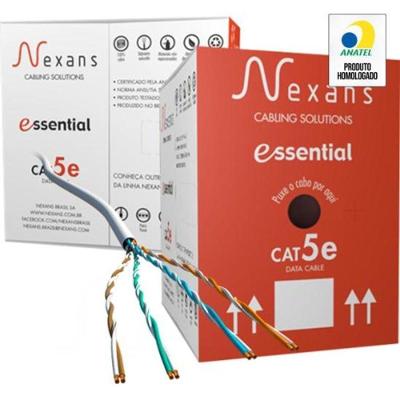Cabo De Rede Cat.5e Cmx 305m Branco Nexans - Cx - 305 [f002]