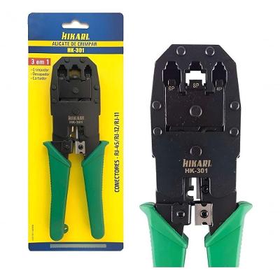 Alicate Crimpador Terminais Rj-11-12-45 Hikari Hk-301 21b002