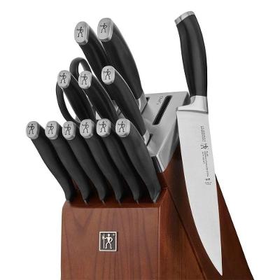 Kit Facas De Cozinha Profissional J.a. Henckels Zwilling Statement 14 Peças Autoafiáveis Fabricadas Na Alemanha Superior