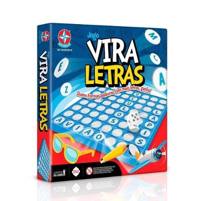 Jogo De Tabuleiro - Vira Letras - Estrela Jogo Vira Letras - Estrela