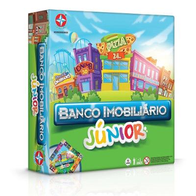 Jogo De Tabuleiro - Banco Imobiliário - Júnior - Estrela Jogo Banco Imobiliário - Júnior - Estrela