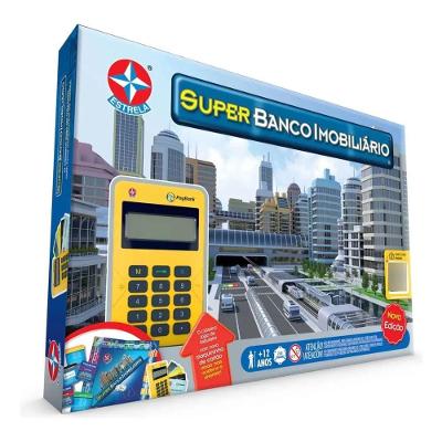 Jogo De Tabuleiro - Super Banco Imobiliário - Estrela Jogo Super Banco Imobiliário - Estrela