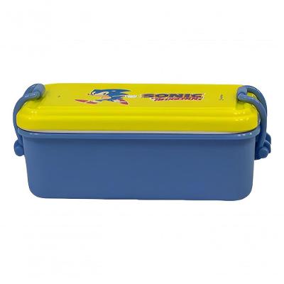 Kit Lunch Box Sonic Headhog Sega Lanche Lancheira Zc Amarelo
