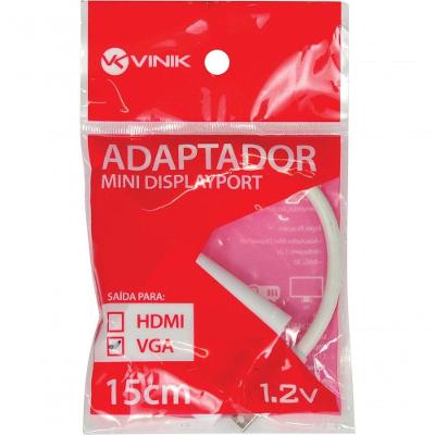 Adaptador Mini Displayport Macho X Vga Femea 15Cm Amdp-Vf15C