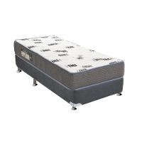 Cama Box Solteiro: Colchão Espuma D33 Ortobom Light + Base CRC Suede Gray(88x188) - 1