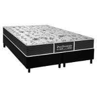 Cama Box Queen: Colchão Molas Probel Prolastic Sleep + Base CRC Courano Black(158x198) - 1