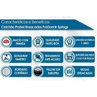 Cama Box Queen: Colchão Molas Ensacadas Probel MasterPocket ProDormir Springs Luxo + Base CRC Suede Clean(158x198) - 3