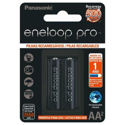 Pilha Recarregavel Eneloop Pro 2550Ma Aa Blister Com 2 Bk-3H
