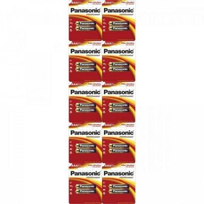 Pilha Alcalina Aaa 1,5V Lr032Bt Panasonic (Blister Com 20 Un