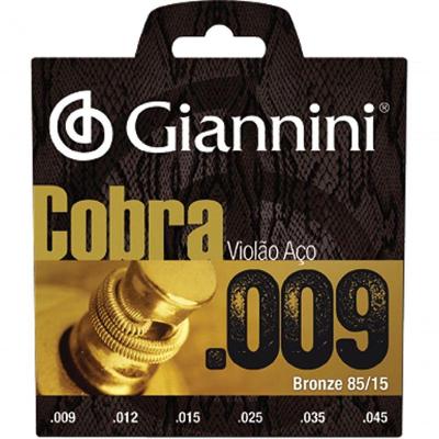 Encordoamento Para Violao Cobra Aco .009 Bronze Geewak