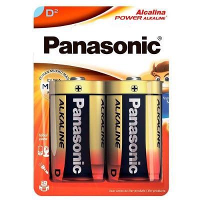 2 Pilhas Alcalinas D Panasonic