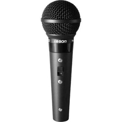 Microfone C/Fio Sm-58 P4 Preto Fosco Leson