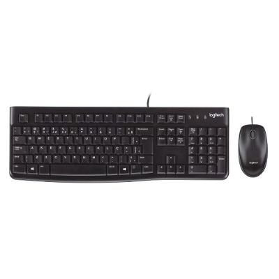Kit Teclado E Mouse Logitech Mk120 Preto Usb 920-004429-C