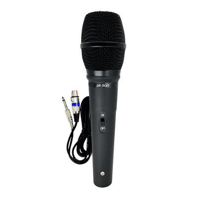 Microfone com Fio Dinâmico LS6-VK Resposta 50HZ a 13KHZ com Cápsula de Ímã de Neodímio Leson