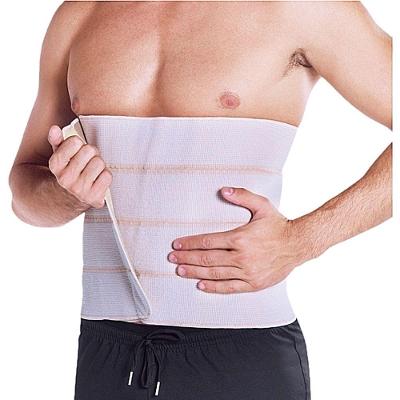 Faixa Elástica Abdominal Kestal - 4 Gomos - Bege - P