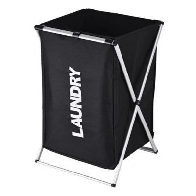 Cesto Roupa Suja Cromado Desmontavel Organizador Lavanderia