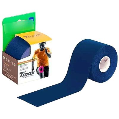 Bandagem Elástica Kinesio Tmax 5cm X 5m Azul Marinho