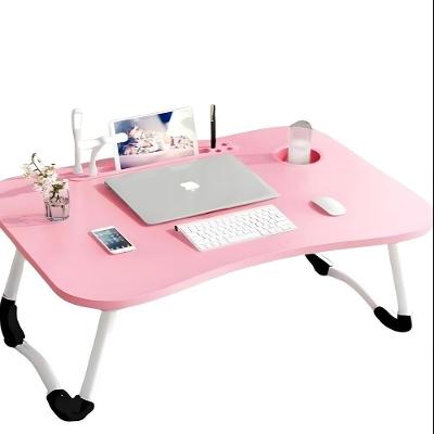 Mesa Dobrável Notebook Rosa Usb Iluminação Led