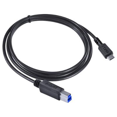 Cabo Usb Tipo C Para Usb B 3.0 Preto 1 Metro P3ucbp-1