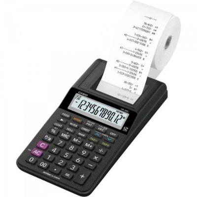 Calculadora Com Bobina Casio Hr-8rc-we-b-dc 12 Dígitos